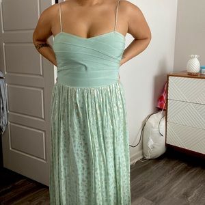 Green Erin Fetherston Gown/Prom Dres